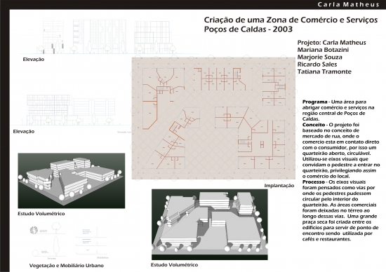 Zona de Comércio e Serviços para Poços de Caldas