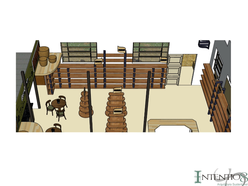 3D - Interior da loja
