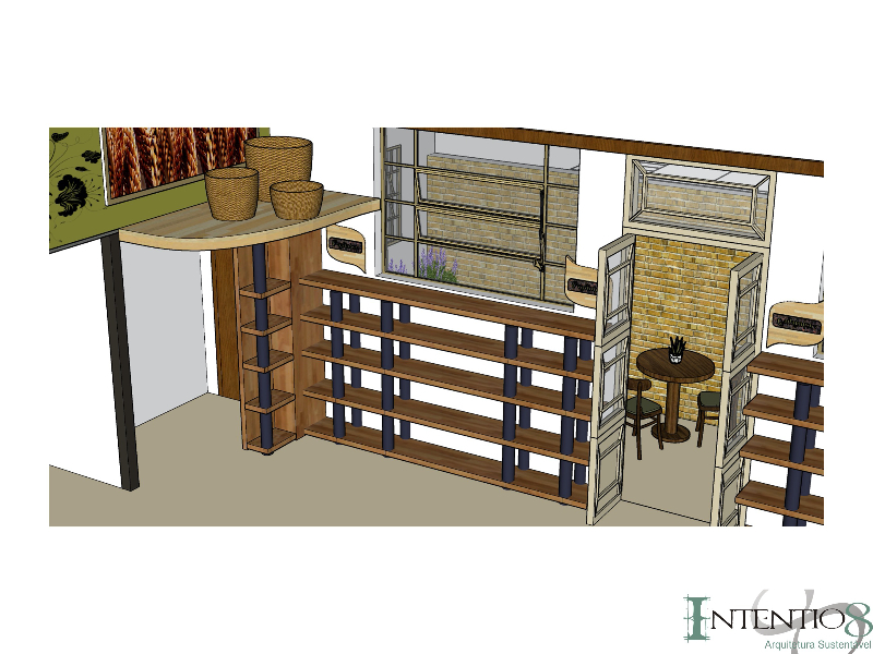 3D – Interior da loja