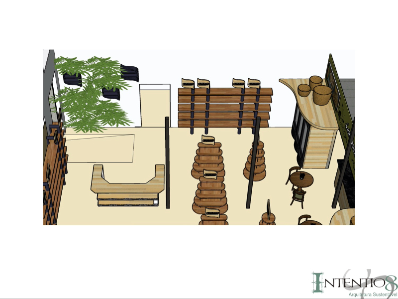 3D – Interior da loja