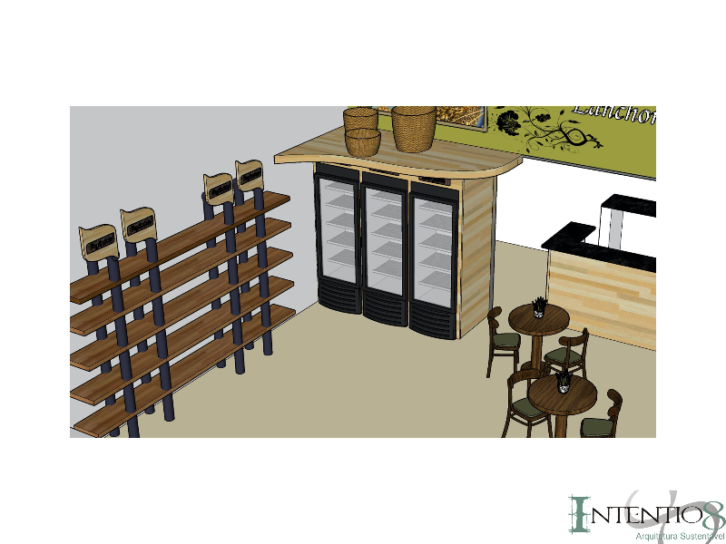 3D – Interior da loja