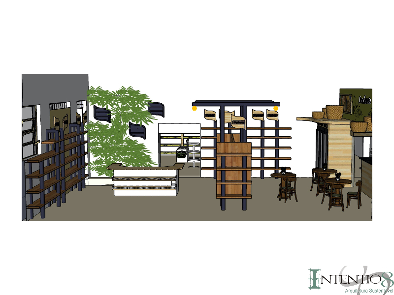 3D – Interior da loja