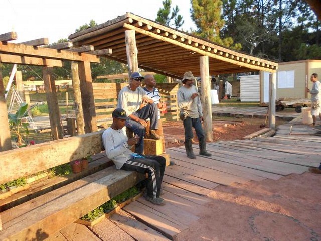 Estande do I8 Arquitetura Sustentável e Consultécnica