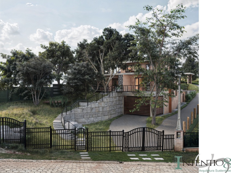 3D - Aproveitamento do desnível natural do terreno